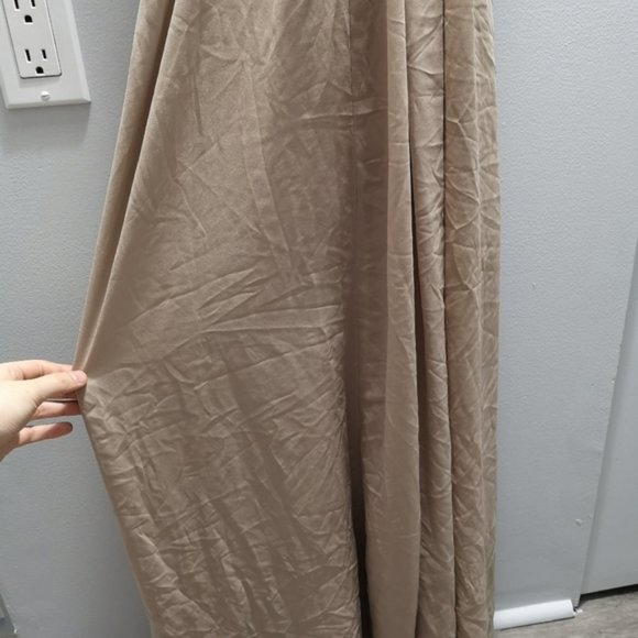 BCBGMaxAzria Champagn Full Length Gown Dress - Picture 4 of 6